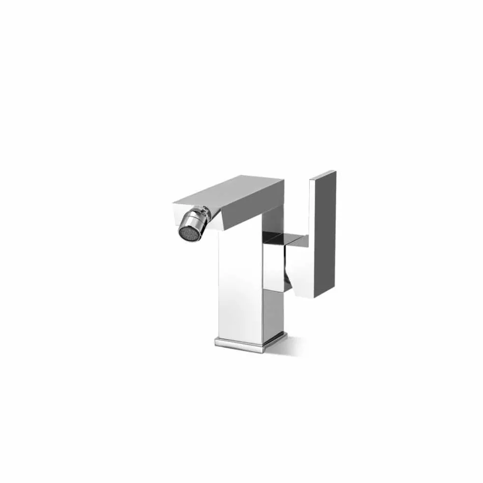 Mitigeur de bidet à levier latéral sans drain Fabriqué en Italie - Panela Viadurini