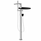 Mélangeur de bain de sol moderne fabriqué en Italie - Palimio Viadurini