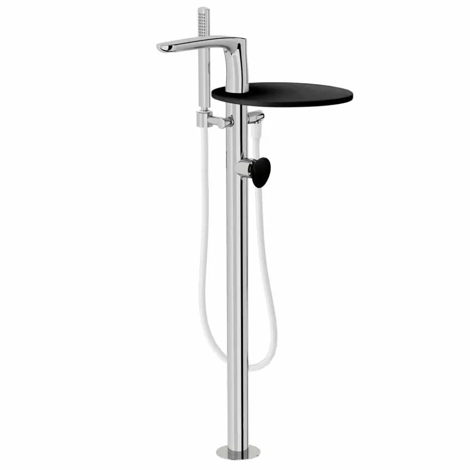 Mélangeur de bain de sol moderne fabriqué en Italie - Palimio Viadurini