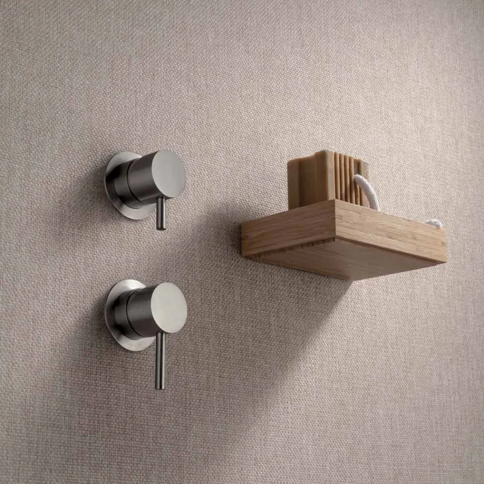 Mitigeur de douche à plaques séparées en acier AISI 316L - Griffes  Viadurini