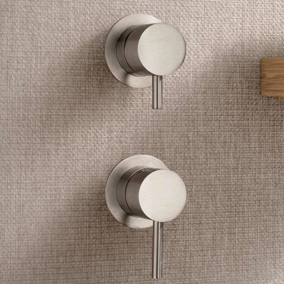 Mitigeur de douche à plaques séparées en acier AISI 316L - Griffes  Viadurini