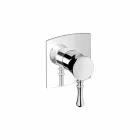 Mitigeur de douche encastrable au design moderne en laiton Made in Italy - Neno Viadurini