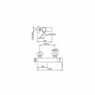 Mitigeur design pour douche extérieure en laiton Made in Italy - Panela Viadurini