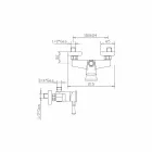 Mitigeur de douche en laiton Made in Italy - Neno Viadurini