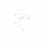 Mitigeur de lavabo en laiton moderne fabriqué en Italie - Besugo Viadurini