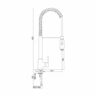 Mitigeur de lavabo en laiton avec douchette Made in Italy - Kalimo Viadurini