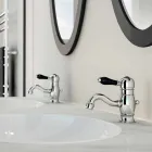 Mélangeur de lavabo à poser en laiton design Made in Italy - Binsu Viadurini