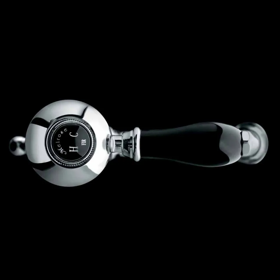 Mélangeur de lavabo à poser en laiton design Made in Italy - Binsu Viadurini