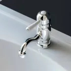 Mélangeur de lavabo à poser en laiton design Made in Italy - Binsu Viadurini