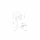 Mélangeur de lavabo à poser en laiton design Made in Italy - Binsu Viadurini