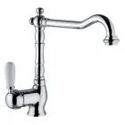 Mélangeur d'évier de cuisine en laiton classique fabriqué en Italie - Adonis Viadurini