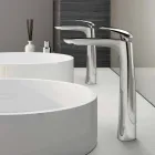 Mitigeur lavabo design en laiton Made in Italy - Filipo Viadurini