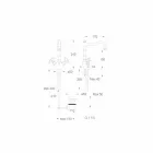 Mitigeur lavabo monotrou en laiton chromé Made in Italy - Binsu Viadurini