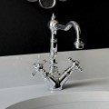 Mitigeur lavabo monotrou en laiton chromé Made in Italy - Binsu