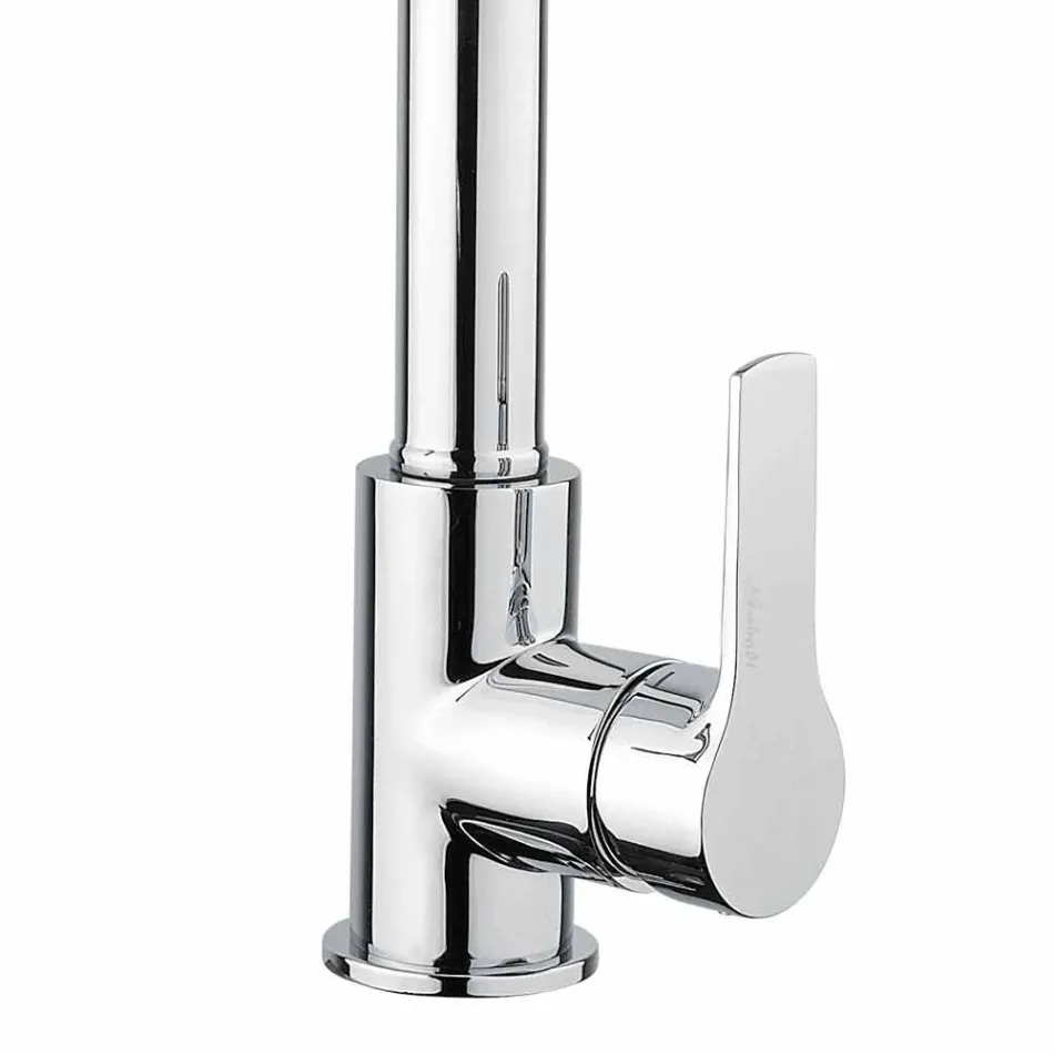 Mélangeur de lavabo réglable avec ressort en laiton fabriqué en Italie - Cardio Viadurini