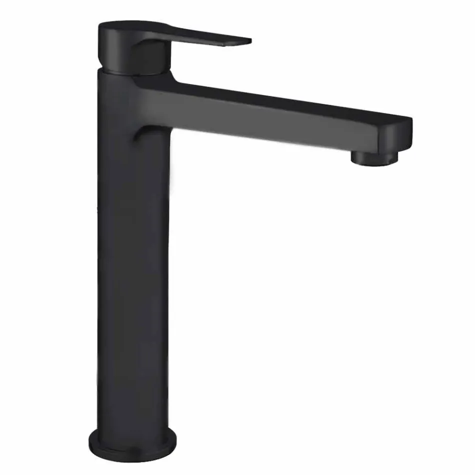 Mélangeur de lavabo prolongé en laiton sans drain fabriqué en Italie - Sindra Viadurini