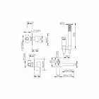 Mitigeur de baignoire encastrable design Made in Italy - Bibo Viadurini