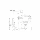 Mitigeur de bain extérieur en laiton Made in Italy - Neno Viadurini