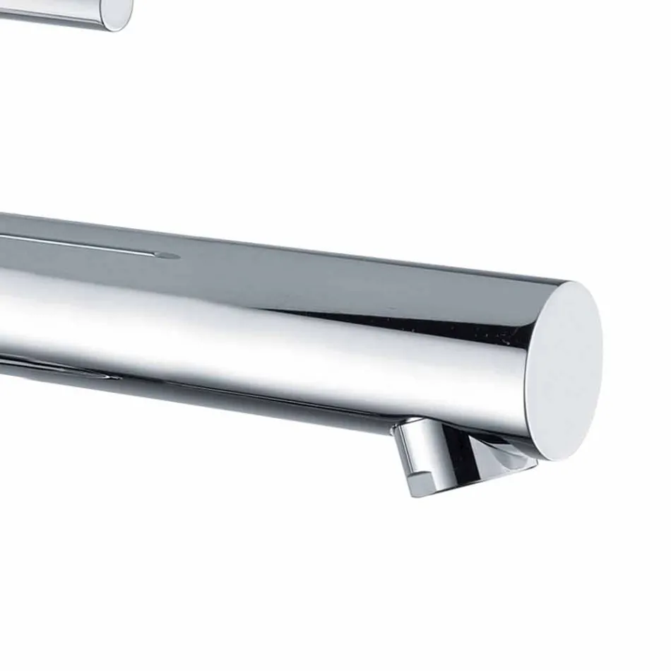 Mélangeur de lavabo prolongé en laiton sans drain fabriqué en Italie - Ermia Viadurini