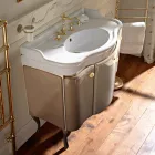 Armoire à deux portes et panier laqué brillant Made in Italy - Candy Viadurini