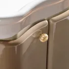 Armoire à deux portes et panier laqué brillant Made in Italy - Candy Viadurini