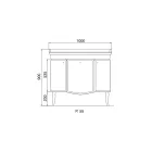 Armoire à deux portes et panier laqué brillant Made in Italy - Candy Viadurini