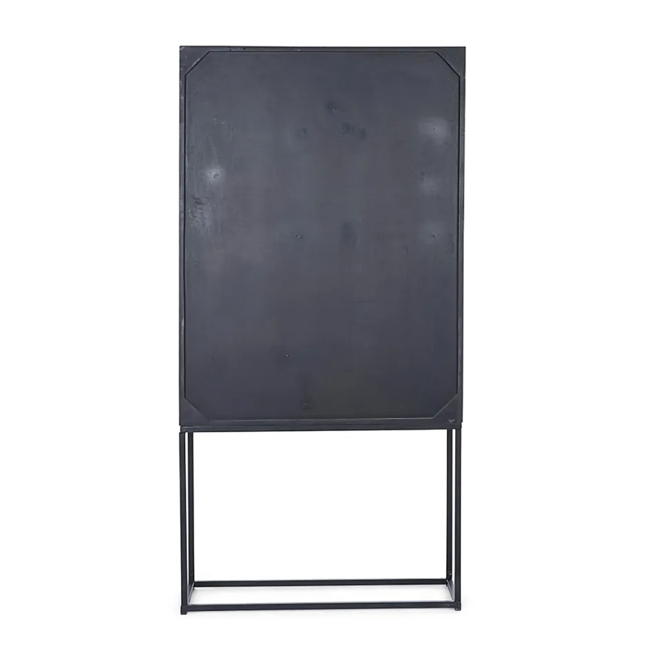 Meuble Mosaïque Ethnique 4 Portes 6 Tiroirs en Bois de Manguier - Vanitoso Viadurini