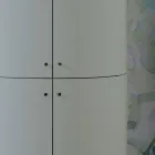 Meuble de salle de bain avec quatre portes qui ferment 3 étagères Made in Italy - Candy Viadurini