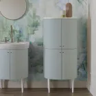 Meuble de salle de bain avec quatre portes qui ferment 3 étagères Made in Italy - Candy Viadurini