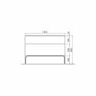 Meuble pour salle de bain avec lavabo en bois laqué 120x85x46cm Ambre, fabriqué en Italie Viadurini