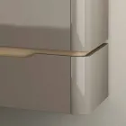 Meuble pour salle de bain avec vasque en bois design Arya, fabriquée en Italie Viadurini