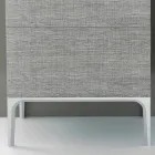 Meuble de salle de bain avec lavabo intégré en Ambra ecolegno, fabriqué en Italie Viadurini