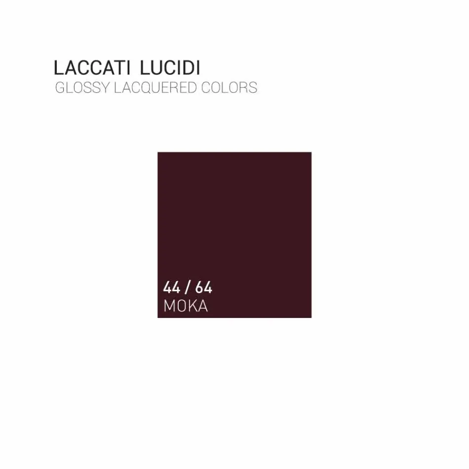 Meuble suspendu de salle de bain 3 tiroirs + 2 portes en bois Heureux, évier intégré Viadurini