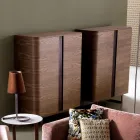 Meuble bar de design Grilli York deux portes de design moderne Viadurini