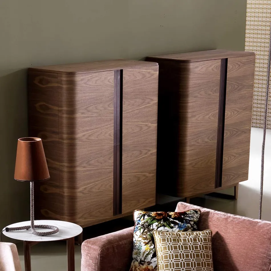 Meuble bar de design Grilli York deux portes de design moderne Viadurini