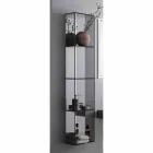 Meuble pour salle de bain 4 compartiments, L300x H1400 mm, Adelia Viadurini