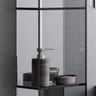 Meuble pour salle de bain 4 compartiments, L300x H1400 mm, Adelia Viadurini