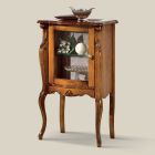 Meuble de salon classique avec 1 porte en verre ou en bois Made in Italy - Londres Viadurini