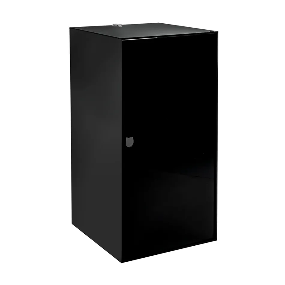Armoire de salle de bain murale en plexiglas, disponible en 4 coloris, fabriquée en Italie - Ligea Viadurini
