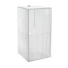 Armoire de salle de bain murale en plexiglas, disponible en 4 coloris, fabriquée en Italie - Ligea Viadurini
