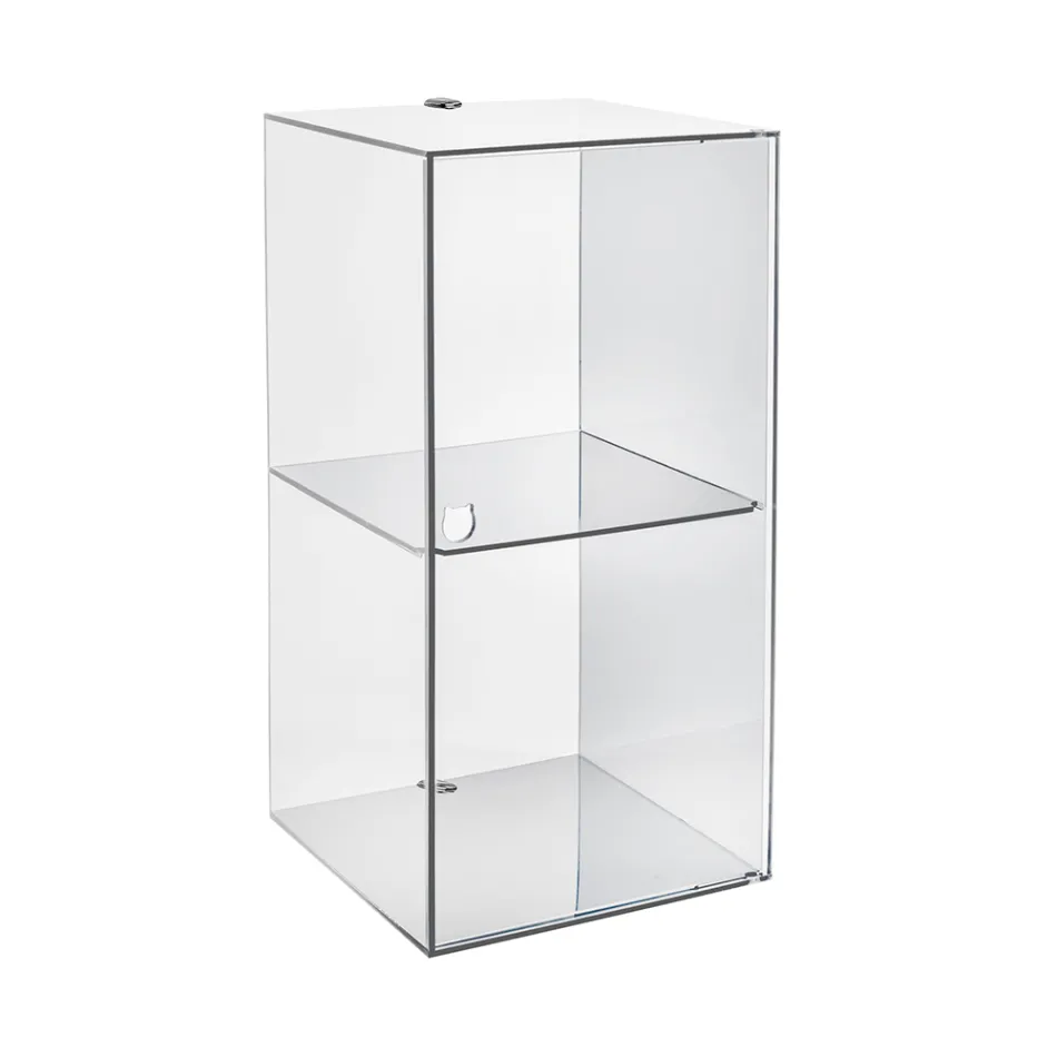 Armoire de salle de bain murale en plexiglas, disponible en 4 coloris, fabriquée en Italie - Ligea Viadurini