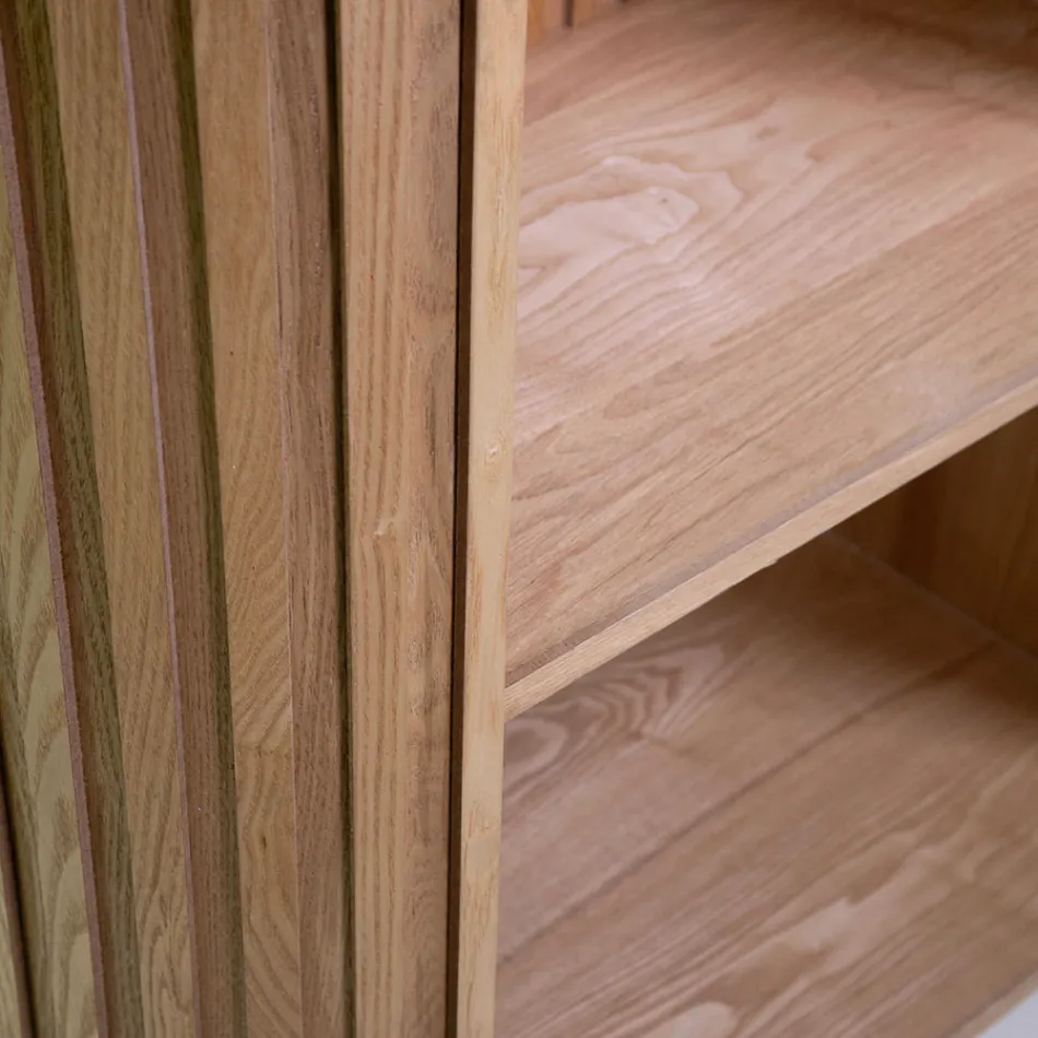 Bibliothèque mobile en bois de différentes tailles - Octopus Viadurini