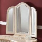 Coiffeuse en bois avec tiroirs et miroir Made in Italy - Luxe Viadurini