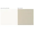 Meuble TV avec 2 portes en finition Canaletto et blanc Made in Italy - Kari Viadurini