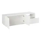 Meuble TV avec 2 portes, un tiroir et un compartiment ouvert Made in Italy - Popilio Viadurini