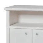 Meuble TV avec compartiment ouvert et 2 portes Made in Italy - Alpan Viadurini