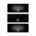 Meuble TV mural en cristal noir et métal fabriqué en Italie - Americio Viadurini