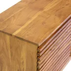 Meuble TV de salon en bois d'acacia - Vortice Viadurini