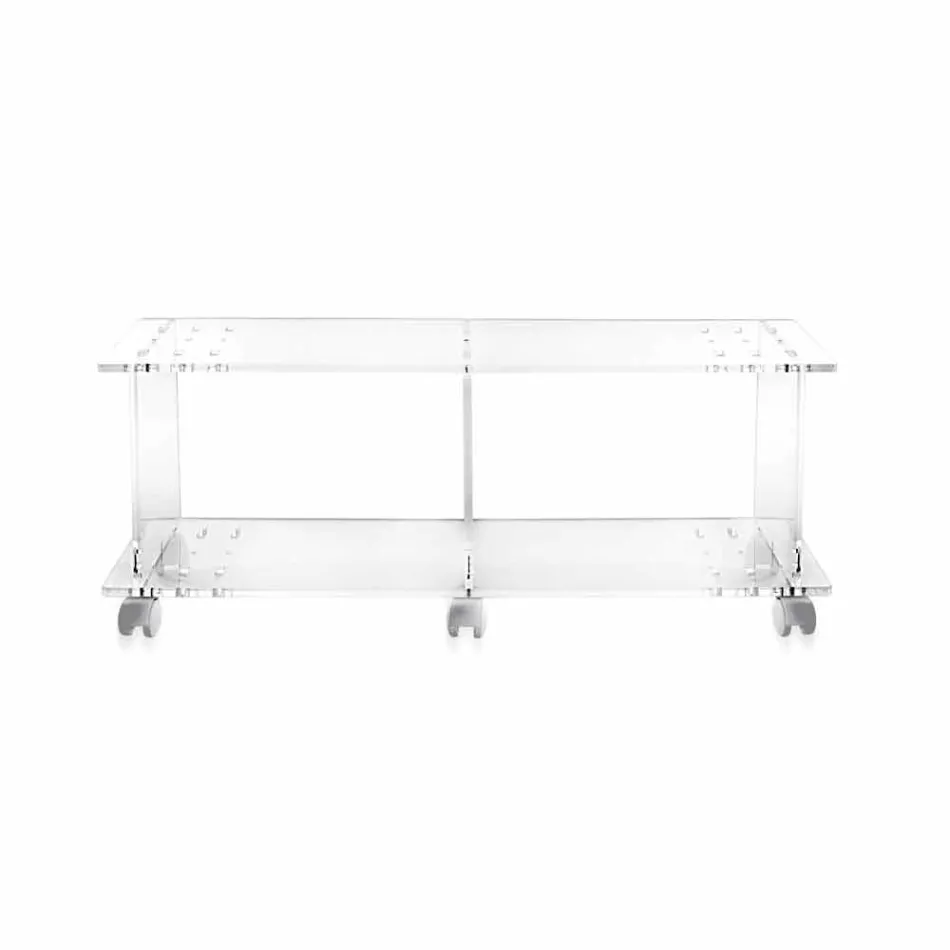 Meuble TV design moderne Magicien plexiglass Viadurini