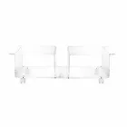 Cabinet TV Plexiglas design moderne Assistant double Viadurini